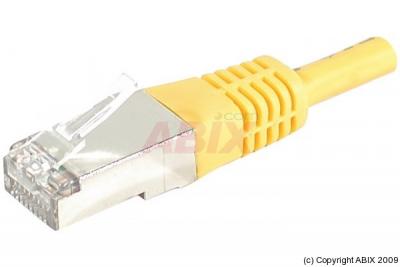 DEXLAN  Cordon reseau patch RJ45 SSTP CAT 6 0,50 m Jaune