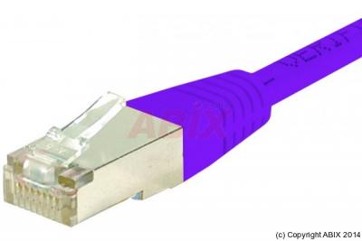 CUC Cordon RJ45 cat&eacute;gorie 6 S/FTP violet - 1,5 m
