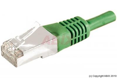 DEXLAN  Cordon RJ45 cat&eacute;gorie 6A F/UTP vert - 2 m