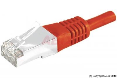 DEXLAN C&acirc;ble RJ45 CAT6a S/FTP (PIMF) - Rouge - (25m) 