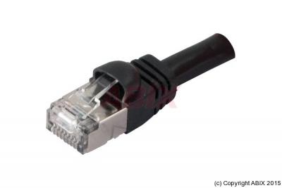 EXC Connect Cordon de raccordement VoIP en cuivre Cat.6 S/FTP - Noir - 3 m