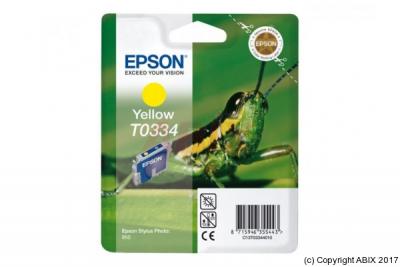 EPSON  T0334 - 17 ml - jaune - original - cartouche d'encre - pour Stylus Photo 950, 960