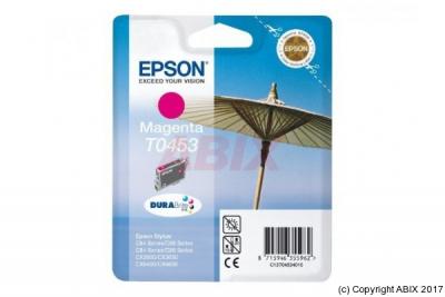EPSON  T0453 - 8 ml - magenta - originale - blister - cartouche d'encre - pour Stylus C64, C66, C84, C84N, C84wifi, C84WN, C86, CX3600, CX3650, CX6400, CX6600