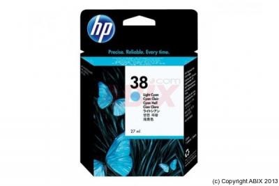 HP Cartouche  38 ( C9418A ) Cyan clair