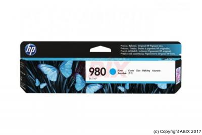 HP  980 Cartouche d'encre cyan authentique D8J07A