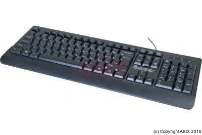 DACOMEX Clavier Standard USB noir QWERTY (US)