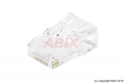 Connecteur &agrave; sertir 8P8C RJ45 CAT5e UTP - lot de 10