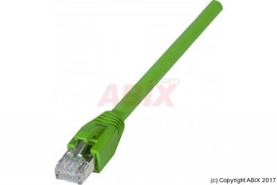 GENERIQUE Cordon RJ45 cat&eacute;gorie 6A S/FTP LSOH PUR snagless vert - 3 m