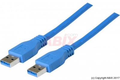 GENERIQUE Cordon usb 3.0 a / a Bleu 2,0 m