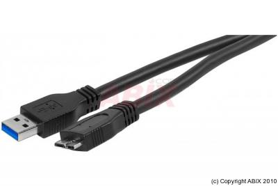 GENERIQUE Cordon usb 3 a-male vers micro usb3 - b 3,0m