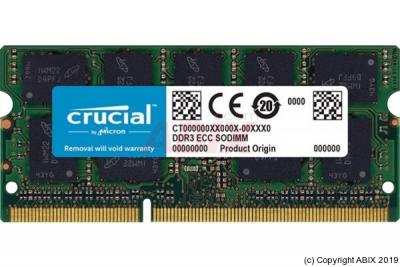 CRUCIAL  CT51264BF160B M&eacute;moire de 4GB DDR3L 1600 MT/s (PC3L-12800) SODIMM 204-Pin