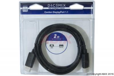 CUC Dacomex blister cordon displayport 1.1 - 2,00m