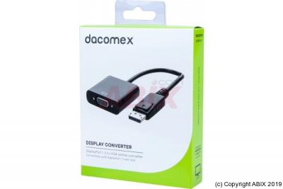 DACOMEX  - adaptateur video - DisplayPort pour HD-15 (VGA) - 9.5 cm