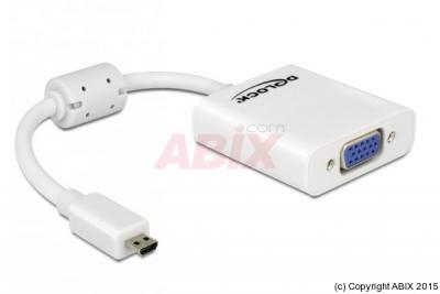 DELOCK  - Convertisseur vid&eacute;o - VGA - blanc
