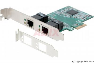 GENERIQUE Dexlan carte pciie 1x dual rj-45 gigabit + low profile 