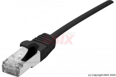 DEXLAN Cordon Patch Blind&eacute; Rj45 Fin Noir 3m Cat 6a S/ftp Lsoh Sng