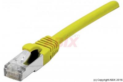 DEXLAN Cordon Patch Rj45 S/ftp sur Cable cat 7 Ls0h Jaune - 0,5 m