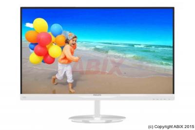 PHILIPS  234E5QHAW - &Eacute;cran LED - 23"" - 1920 x 1080 Full HD (1080p) @ 60 Hz - AH-IPS - 250 cd/m&sup2; - 1000:1 - 5 ms - 2xHDMI, VGA - haut-parleurs - blanc brillant 
