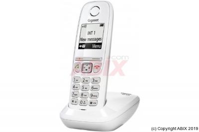 GIGASET  AS470 - T&eacute;l&eacute;phone sans fil avec ID d'appelant - DECTGAP - (conf&eacute;rence) &agrave; trois capacit&eacute; d'appel - blanc