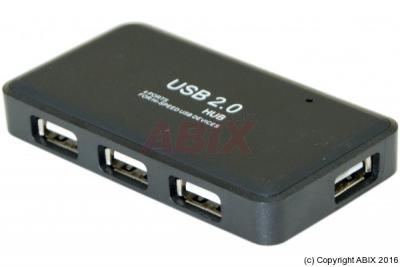 MCAD Hub usb 2.0 4 ports avec cordon d&eacute;tachable