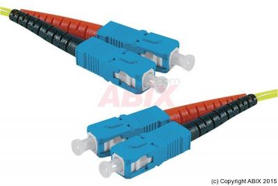 CUC Jarreti&egrave;re optique duplex monomode OS2 9/125 SC-UPC/SC-UPC jaune - 30 m 
