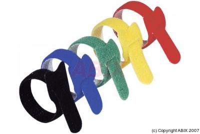 DEXLAN Dacomex Jeu de 15 attaches c&acirc;bles scratch 20 cm