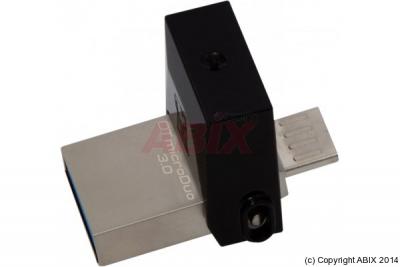 KINGSTON  Technology DataTraveler 64GB microDuo 3.0 lecteur USB flash 64 Go USB Type-A / Micro-USB 3.2 Gen 1 (3.1 Gen 1) Noir 
