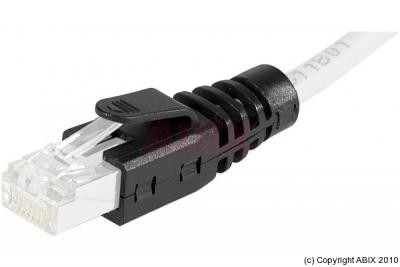 MCAD Manchon RJ45 noir clipsable diam&egrave;tre 6 mm (sachet de 10 pcs)