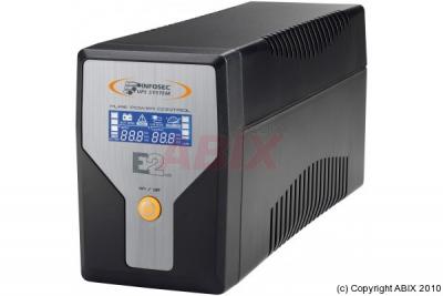 INFOSEC Onduleur 800va 500watt e2 lcd on line