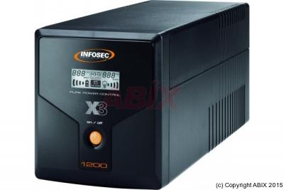 INFOSEC  X3 EX LCD USB 1200 - onduleur - 1200 VA