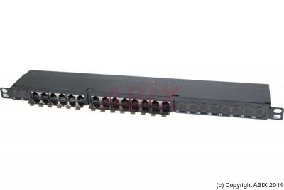 GENERIQUE Panneau de brassage 0,5 u cat6 24 ports 