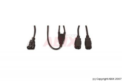 MCAD Double rallonge d'alimentation pour PC, moniteur et onduleur - 1.8 m