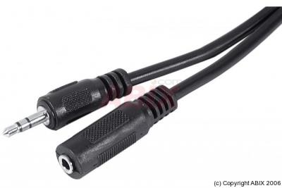 DEXLAN Rallonge audio Jack 3.5 mm st&eacute;r&eacute;o m&acirc;le/femelle (10 m&egrave;tres)