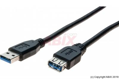 Rallonge USB 3.0 Type AA (M&acirc;le/Femelle) - 5 m