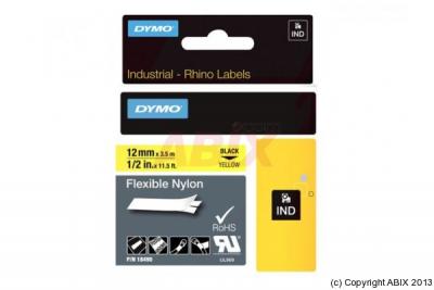 DYMO  Id1-12 Nylon Labeling Tape Argent&eacute;