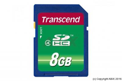 TRANSCEND INFORMATION Transcend - Carte m&eacute;moire flash - 8 Go - Class 4 - SDHC