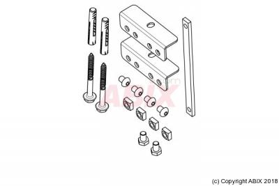 VOGELS Vogel's Connect-It PFA 9126 Kit de supports de montage noir
