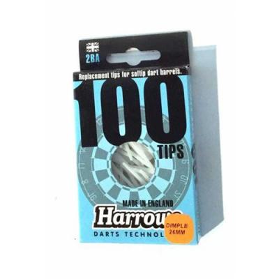 HARROWS 100 pointes Dimple Tip blanches 