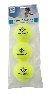ANGEL SPORTS  3 balles de tennis dans un sac 