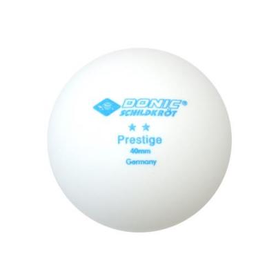 DONIC Balles de tennis de table -Schildkr&ouml;t 2-Star Prestige Blanche 