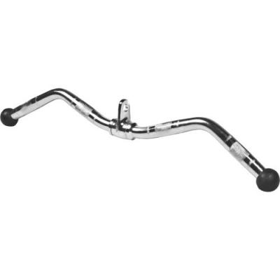 GORILLA SPORTS Barre de traction Curl avec &eacute;l&eacute;ment d'attache Y-32