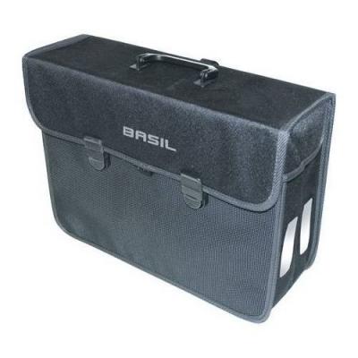 BASIL  Gep&auml;cktr&auml;gertasche Malaga Coprisella Unisex Adulto, Nero, 17 l