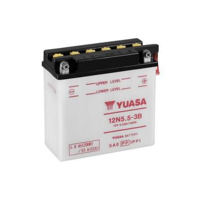 YUASA Batterie  pour Deux roues 12N5-3B / 12V 5Ah