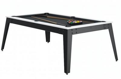 RENE PIERRE  Billard Steel Blanc Gris