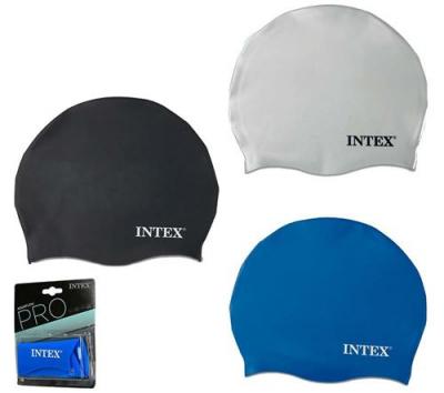 INTEX Bonnet de natation silicone adulte 3 couleurs