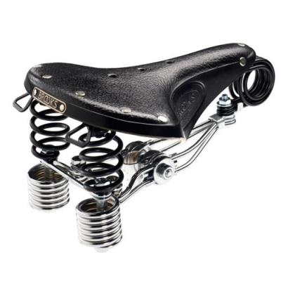 BROOKS  england selle velo b135 double ressort noir