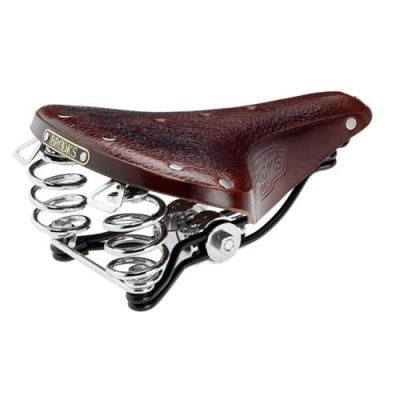 BROOKS Selle courte  England B66 - Standard Antique Brown- Black