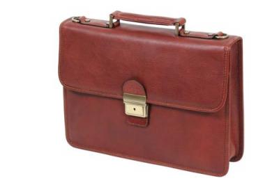 KATANA Porte document  Cartable Cuir De Vachette Gras K31025