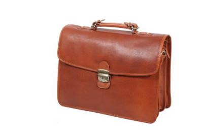 KATANA Porte document  Cartable Cuir De Vachette Gras K31033