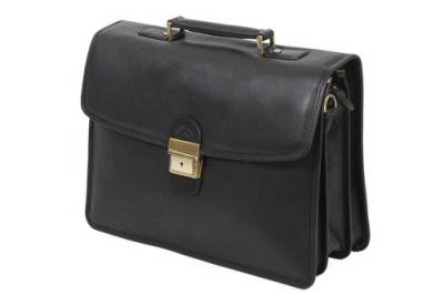 KATANA Porte document  Cartable Cuir De Vachette Gras K31033